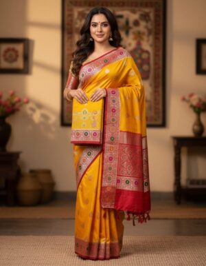 Exquisite Traditional Silk Saree