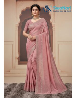 Sunsilk Digital Print Saree (Mustard/Black)