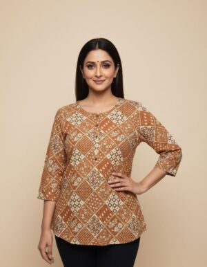 Saffron Sunflower Bohemian Tunic