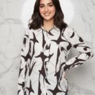 Abstract print shirt