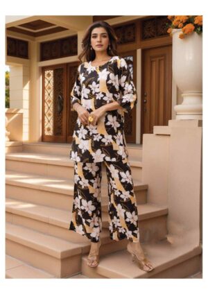 Effortless Elegance: The Artisan Printed Rayon Co-ord Collection